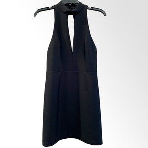 Express Black Choker Mini Dress | 6